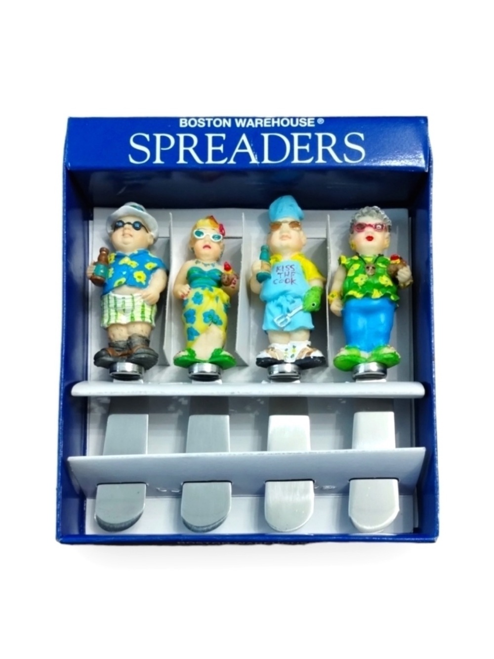 1999 Boston Warehouse BBQ Folk Spreaders